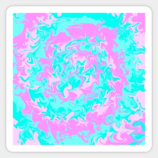 Cotton candy swirl Sticker